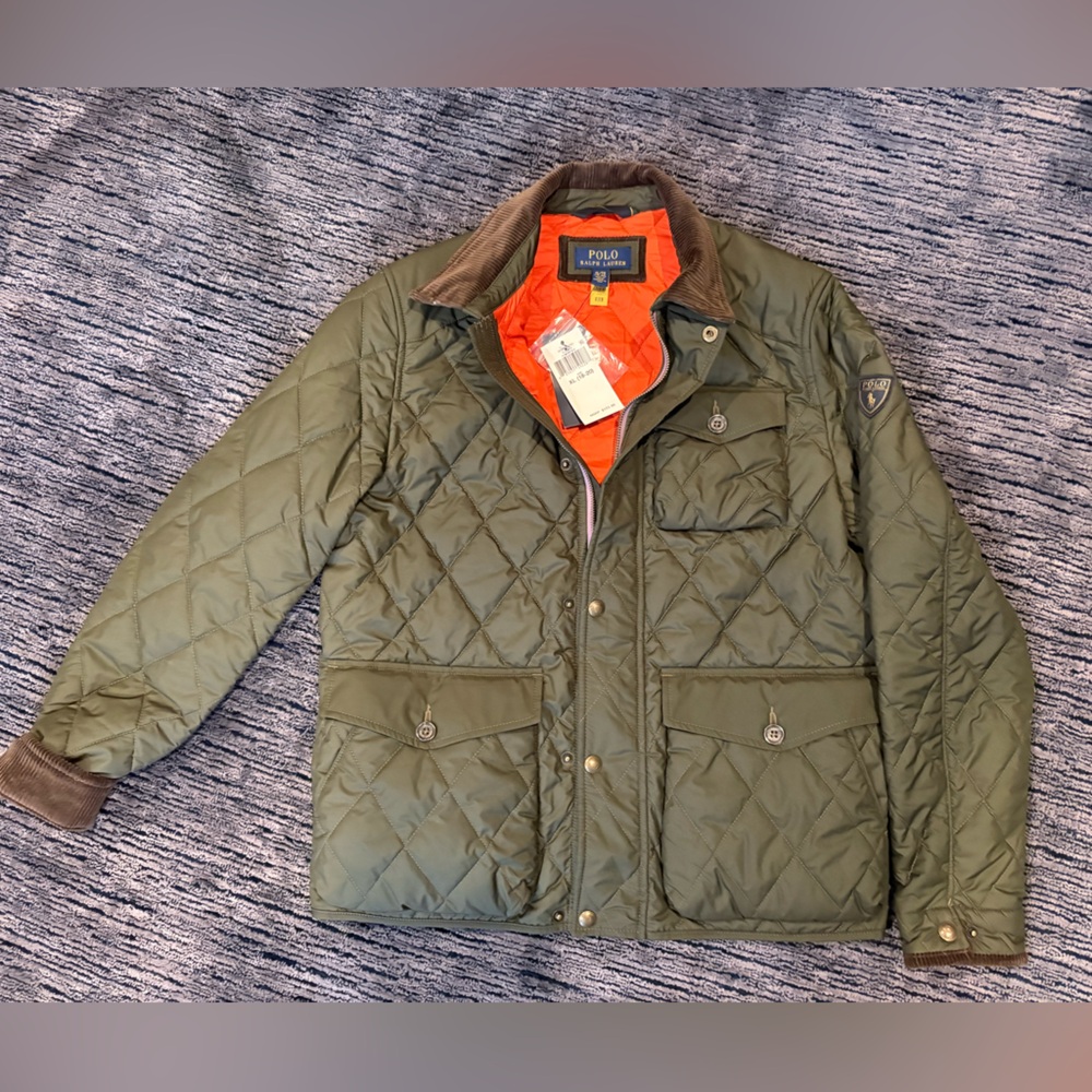 Polo Ralph Lauren Quilted Barn Jacket Kids XL 18/20 NWT
